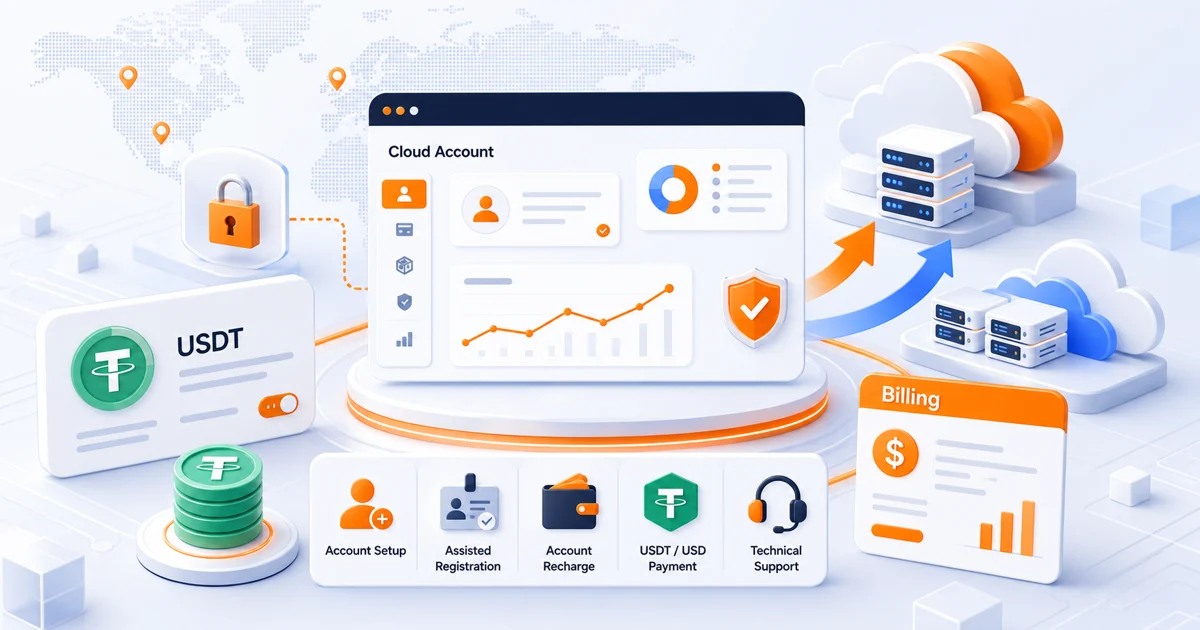 Alibaba Cloud International Anonymous Account Registration, Top-Up Services with USDT Payment Support